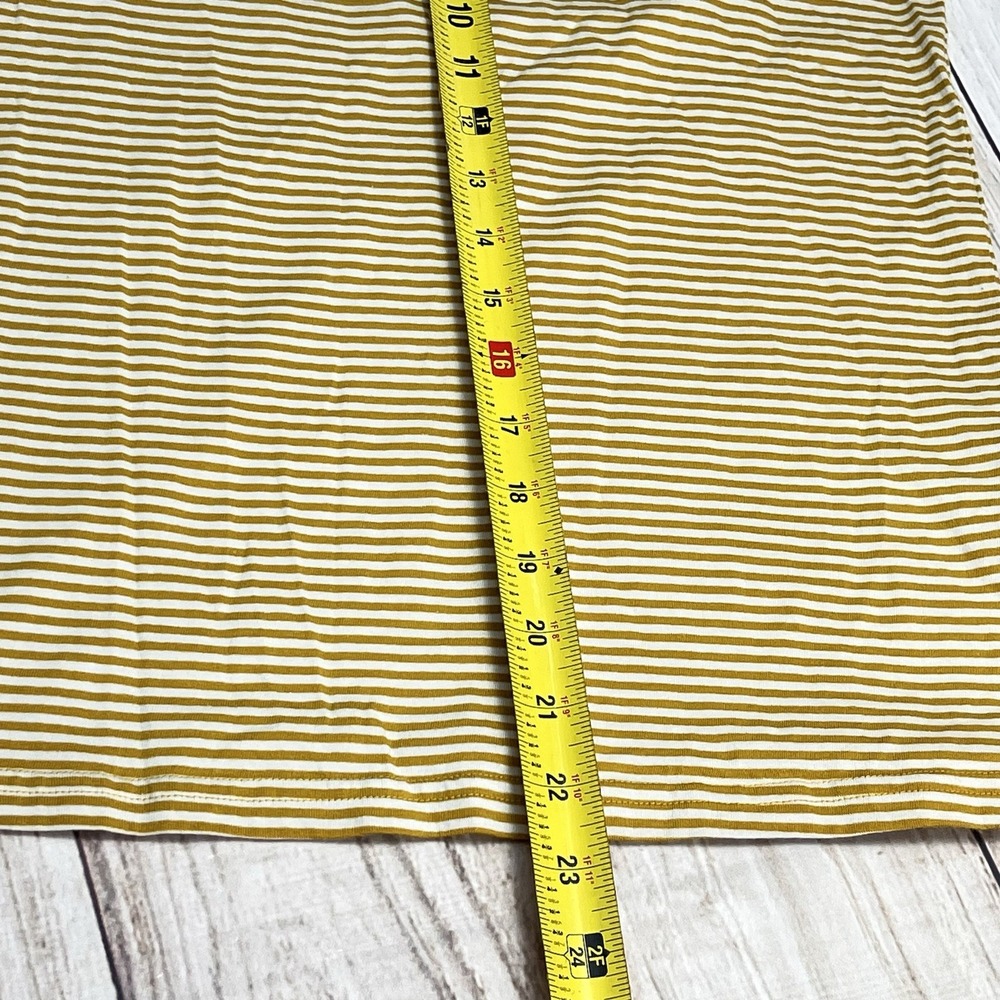 Pact Womens Organic Cotton Tank Top Size S Striped Sustainable Minimalist Muscle - Picture 6 of 6